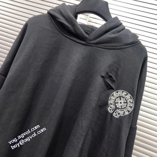 2021秋冬 クロムハーツ CHROME HEARTS クロムハーツブランド コピー 完売必至の人気モデルをご紹介 パーカー ダメージジャケット こだわりのコート