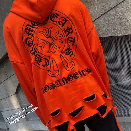 超限定即完売 2021秋冬 クロムハーツ CHROME HEARTS クロムハーツコピー ブランド パーカー 秋の定番 オシャレロゴパーカー