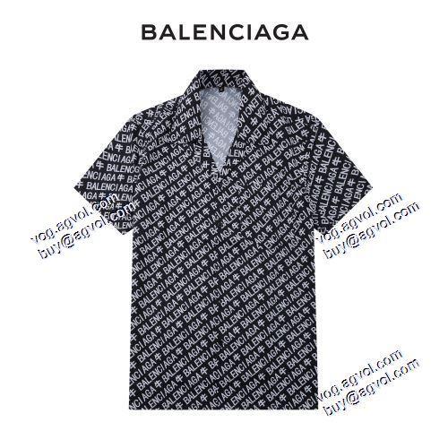 バレンシアガ BALENCIAGA 上品に着こなせ 半袖シャツ 2021春夏 バレンシアガ偽物ブランド 格安！