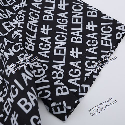 バレンシアガ BALENCIAGA 上品に着こなせ 半袖シャツ 2021春夏 バレンシアガ偽物ブランド 格安！