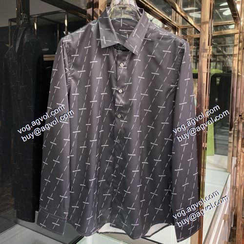 バレンシアガブランド 偽物 通販 2021春夏 バレンシアガ BALENCIAGA 長袖シャツ 2色可選 争奪戦必至