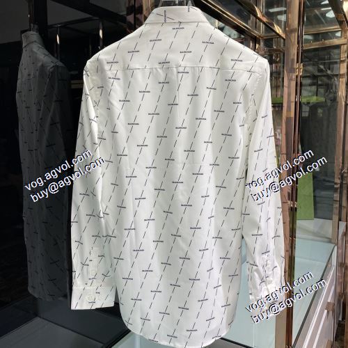 バレンシアガブランド 偽物 通販 2021春夏 バレンシアガ BALENCIAGA 長袖シャツ 2色可選 争奪戦必至
