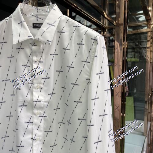 バレンシアガブランド 偽物 通販 2021春夏 バレンシアガ BALENCIAGA 長袖シャツ 2色可選 争奪戦必至