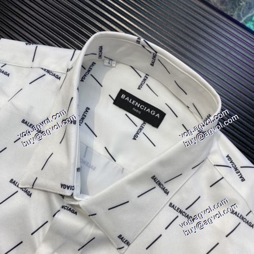 バレンシアガブランド 偽物 通販 2021春夏 バレンシアガ BALENCIAGA 長袖シャツ 2色可選 争奪戦必至