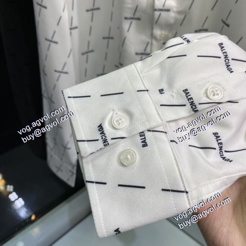 バレンシアガブランド 偽物 通販 2021春夏 バレンシアガ BALENCIAGA 長袖シャツ 2色可選 争奪戦必至
