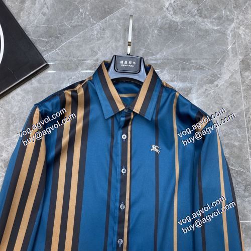 2021春夏 長袖シャツ 2色可選  シックスタイルに活躍 バーバリー BURBERRY バーバリーブランド コピー