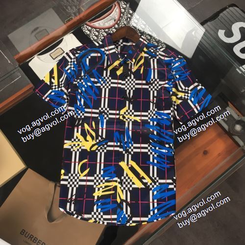 2021春夏 日本未入荷モデル バーバリー BURBERRY 半袖シャツ 2色可選 バーバリーコピーブランド