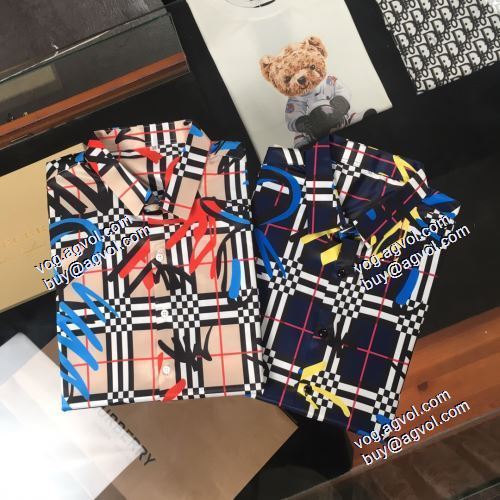 2021春夏 日本未入荷モデル バーバリー BURBERRY 半袖シャツ 2色可選 バーバリーコピーブランド