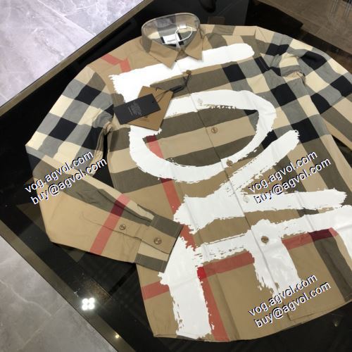 もっとも高い人気を誇る 2021春夏 長袖シャツ バーバリー BURBERRY バーバリースーパーコピー