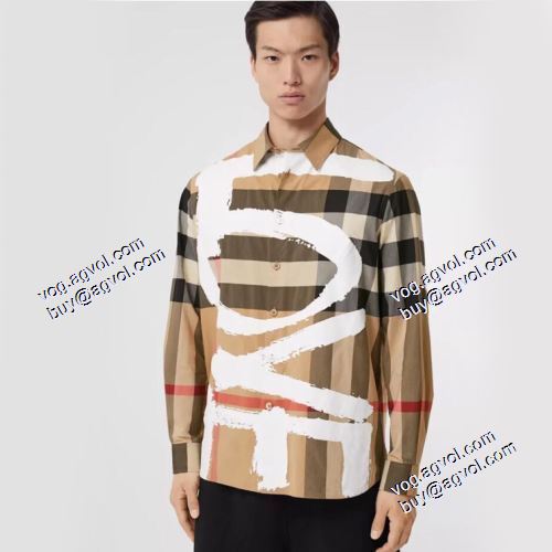 もっとも高い人気を誇る 2021春夏 長袖シャツ バーバリー BURBERRY バーバリースーパーコピー