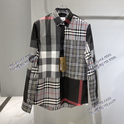 チノパン 狙える優秀アイテム 2021春夏 バーバリー BURBERRY 長袖シャツ 3色可選 バーバリーブランドスーパーコピー