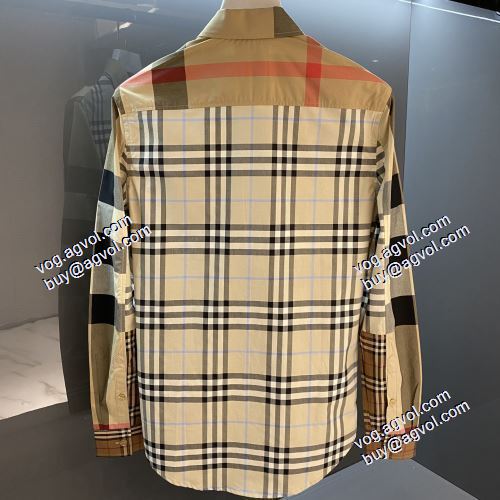チノパン 狙える優秀アイテム 2021春夏 バーバリー BURBERRY 長袖シャツ 3色可選 バーバリーブランドスーパーコピー