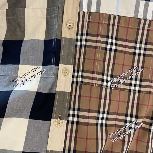 チノパン 狙える優秀アイテム 2021春夏 バーバリー BURBERRY 長袖シャツ 3色可選 バーバリーブランドスーパーコピー
