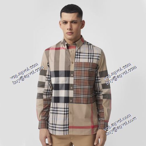 チノパン 狙える優秀アイテム 2021春夏 バーバリー BURBERRY 長袖シャツ 3色可選 バーバリーブランドスーパーコピー