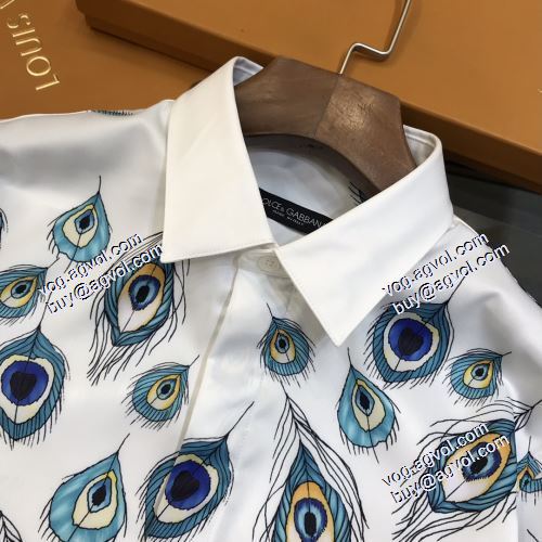 完成度の高い逸品 2021春夏 ドルチェ＆ガッバーナ Dolce&Gabbana 長袖シャツ ドルチェ ガッバーナコピー 高級感演出