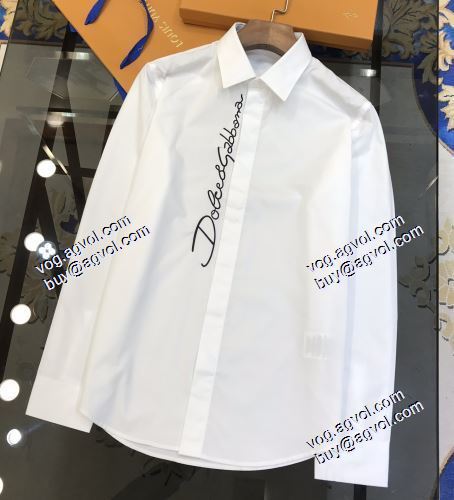 2021春夏 ドルチェ＆ガッバーナ Dolce&Gabbana 高級感漂わせる 長袖シャツ 2色可選 ドルチェ&ガッバーナ偽物ブランド