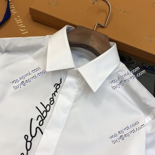 2021春夏 ドルチェ＆ガッバーナ Dolce&Gabbana 高級感漂わせる 長袖シャツ 2色可選 ドルチェ&ガッバーナ偽物ブランド