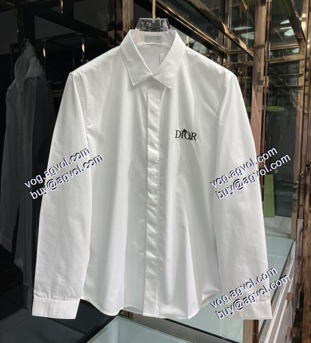 格安！ 2021春夏 ディオール DIOR 長袖シャツ 2色可選 ディオールスーパーコピー 激安