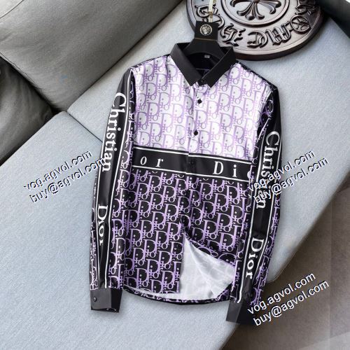 2色可選 2021春夏 ディオール DIOR 長袖シャツ 大人気☆NEW!! ディオールブランド コピー
