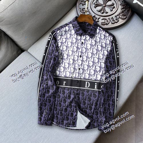 2色可選 2021春夏 ディオール DIOR 長袖シャツ 大人気☆NEW!! ディオールブランド コピー