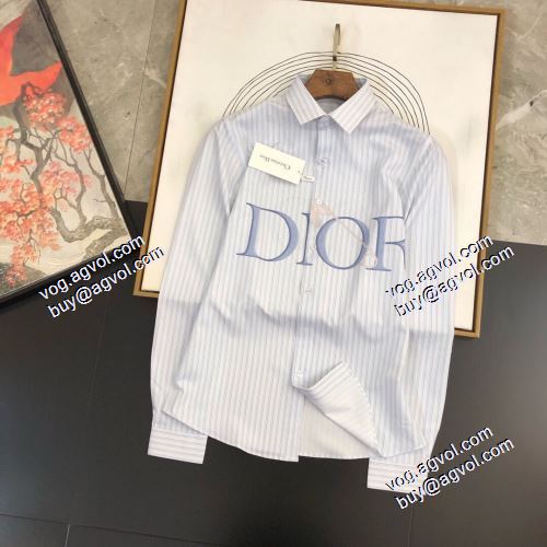～希少 2021春夏 プレゼントに ディオール DIOR 長袖シャツ ディオールスーパーコピー