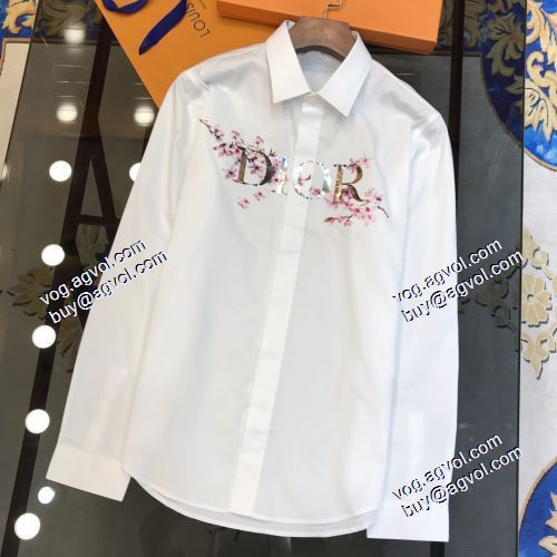完売品！2021春夏 ディオール DIOR 長袖シャツ 2色可選 ディオールコピー ブランド 海外セレブ定番愛用