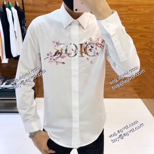 完売品！2021春夏 ディオール DIOR 長袖シャツ 2色可選 ディオールコピー ブランド 海外セレブ定番愛用