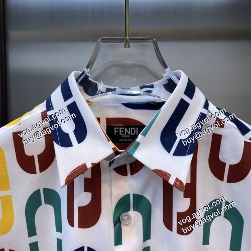 強い魅力を感じる一枚 長袖シャツ 2021春夏 フェンディ FENDI フェンディコピー