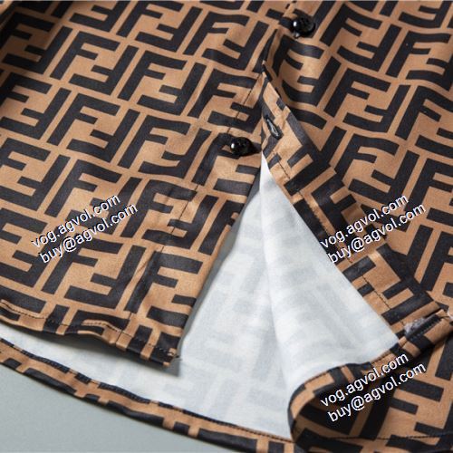 ◆モデル愛用◆ フェンディ偽物ブランド 2021春夏 フェンディ FENDI 長袖シャツ 大注目！