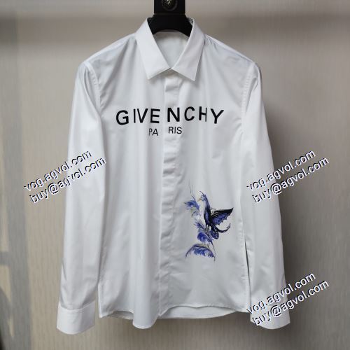 上質 大人気！2021春夏 ジバンシー GIVENCHY 長袖シャツ 2色可選 GIVENCHY偽物ブランド 雑誌掲載アイテム