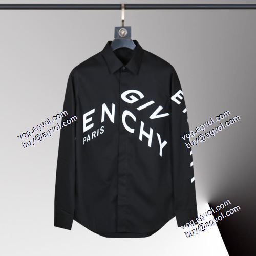 首胸ロゴ 2021春夏 ジバンシー GIVENCHY 長袖シャツ 2色可選 GIVENCHYコピー 人気 ランキング