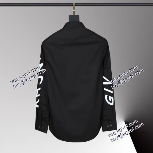 首胸ロゴ 2021春夏 ジバンシー GIVENCHY 長袖シャツ 2色可選 GIVENCHYコピー 人気 ランキング