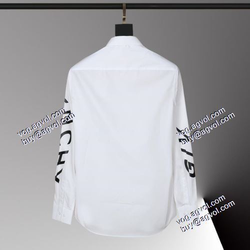 首胸ロゴ 2021春夏 ジバンシー GIVENCHY 長袖シャツ 2色可選 GIVENCHYコピー 人気 ランキング