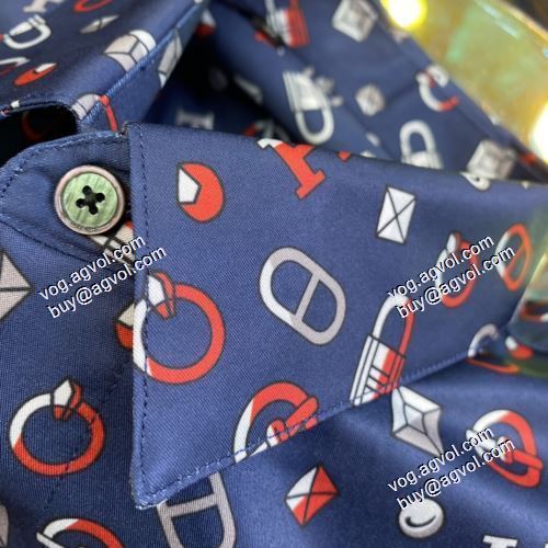 2021 エルメス HERMES 注目のアイテム 長袖シャツ HERMES偽物ブランド ファション性の高い
