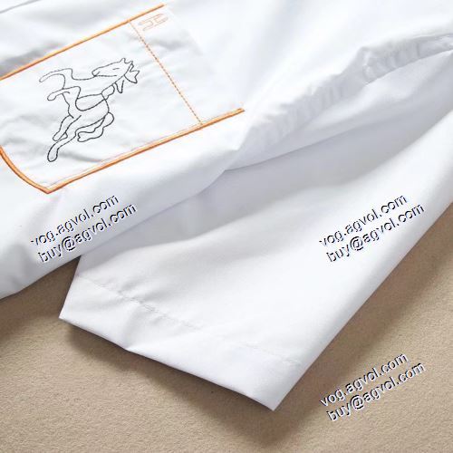 2021春夏 エルメス HERMES 半袖シャツ 2色可選 高級感を引き立てる HERMESスーパーコピー 激安