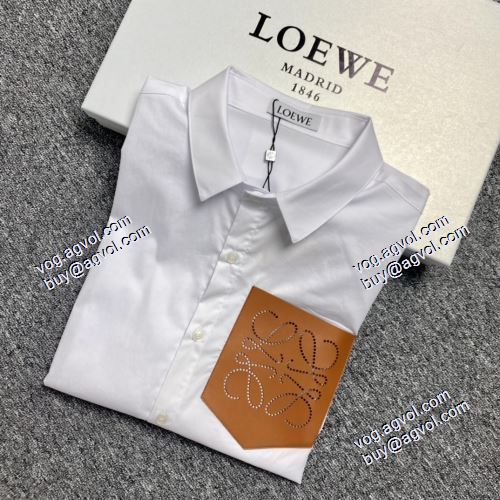 2021春夏 ロエベ LOEWE 長袖シャツ 落ち着いた感覚 LOEWEブランドコピー スタイリッシュな印象