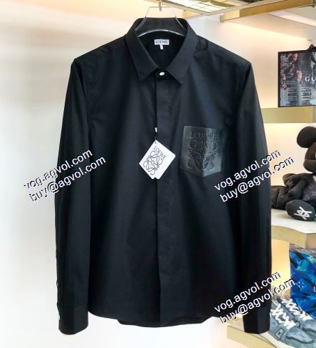 魅力的 2021春夏 ロエベ LOEWE 長袖シャツ 2色可選 ロエベ偽物ブランド
