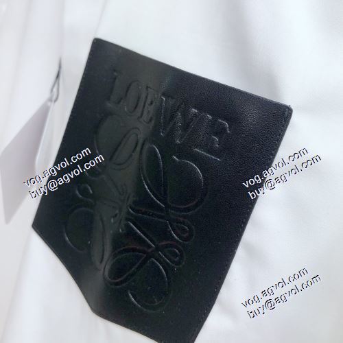 魅力的 2021春夏 ロエベ LOEWE 長袖シャツ 2色可選 ロエベ偽物ブランド