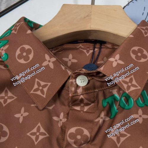 2021春夏 お洒落に魅せる ルイ ヴィトン LOUIS VUITTON 長袖シャツ LOUIS VUITTONブランド コピー 大好評