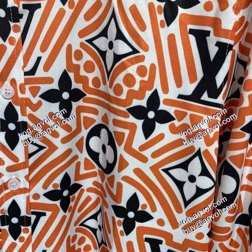 2021春夏 ルイ ヴィトン 長袖シャツ セレブ風 LOUIS VUITTONブランド 偽物 通販 人気販売中
