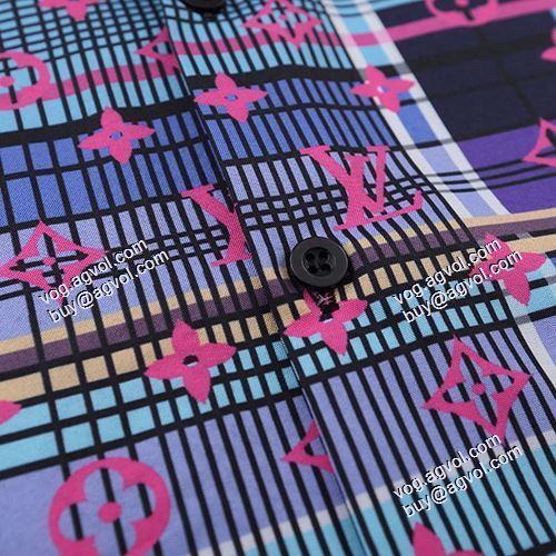 【人気ブログ掲載】 ルイ ヴィトン LOUIS VUITTON 2021春夏 半袖シャツ LOUIS VUITTON偽物ブランド