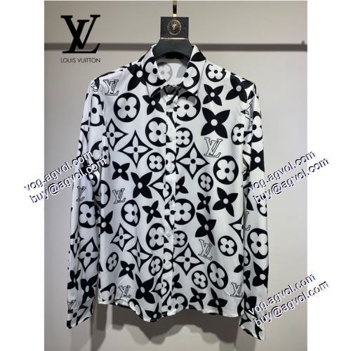 長袖シャツ 2021春夏 主役になる存在感 ルイ ヴィトン LOUIS VUITTON 2色可選 LOUIS VUITTONスーパーコピー