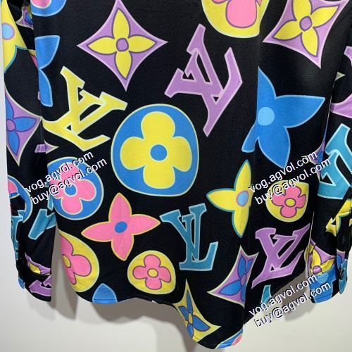愛らしさ抜群！2021春夏 ルイ ヴィトン LOUIS VUITTON 長袖シャツ LOUIS VUITTONブランドコピー 高品質 人気