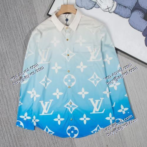 2021春夏 海外セレブ定番愛用 ルイ ヴィトン LOUIS VUITTON 長袖シャツ ルイ ヴィトンコピー 綺麗に決まるフォルム！