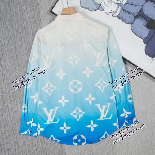 2021春夏 海外セレブ定番愛用 ルイ ヴィトン LOUIS VUITTON 長袖シャツ ルイ ヴィトンコピー 綺麗に決まるフォルム！