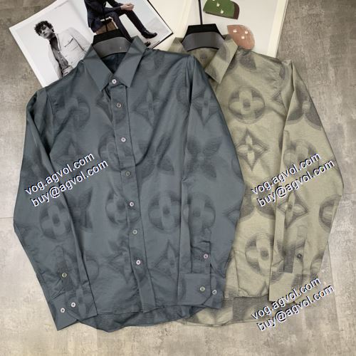 上質 2021春夏 長袖シャツ 2色可選 ルイ ヴィトン LOUIS VUITTON ルイ ヴィトンコピー ブランド