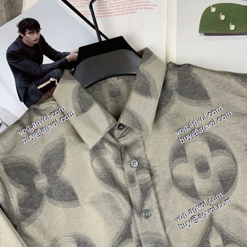 上質 2021春夏 長袖シャツ 2色可選 ルイ ヴィトン LOUIS VUITTON ルイ ヴィトンコピー ブランド