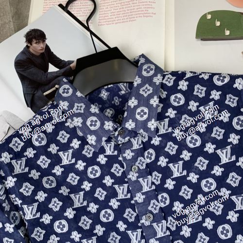 特別人気感謝SALE 2021春夏 ルイ ヴィトン LOUIS VUITTON 長袖シャツ 2色可選 ルイ ヴィトンスーパーコピー 激安
