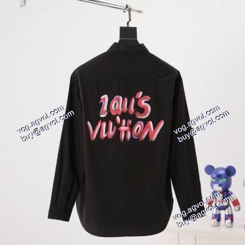 雑誌掲載アイテム 2色可選 ルイ ヴィトンスーパーコピー 2021春夏 ルイ ヴィトン LOUIS VUITTON 長袖シャツ