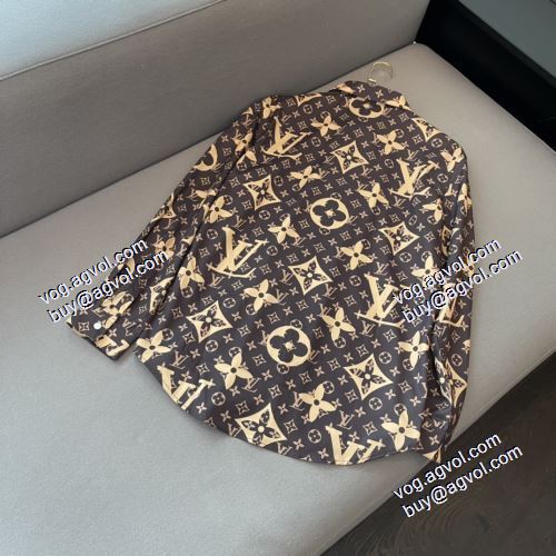 追跡付/関税無 ルイ ヴィトン LOUIS VUITTON 長袖シャツ LOUIS VUITTONブランド 偽物 通販 2021春夏 上品な輝きを放つ形
